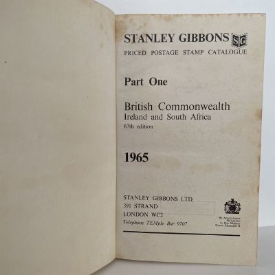 STANLEY GIBBONS Postage Stamp Catalogue - Part 1 British Commonwealth 1965