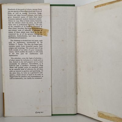 A GARDENER'S DICTIONARY OF PLANT NAMES