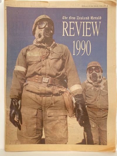 OLD NEWSPAPER: The New Zealand Herald, 2 January 1991 - Year Review of 1990