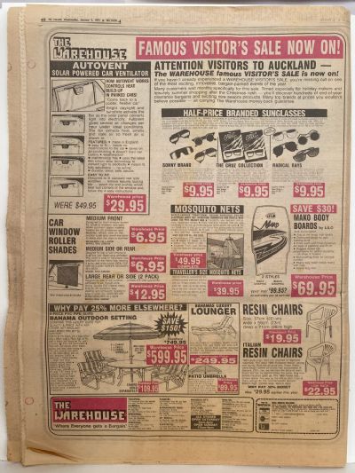OLD NEWSPAPER: The New Zealand Herald, 2 January 1991 - Year Review of 1990
