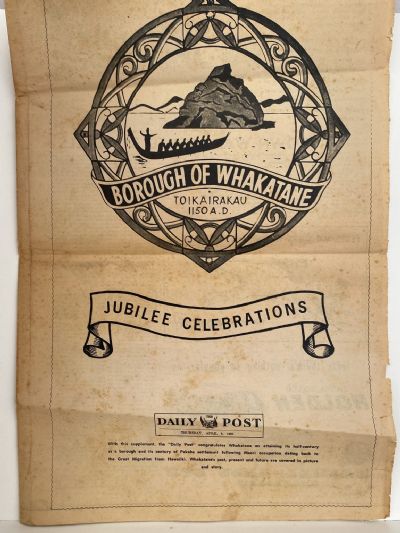 OLD NEWSPAPER: The Daily Post, Whakatane - Borough Jubilee Celebrations 1967