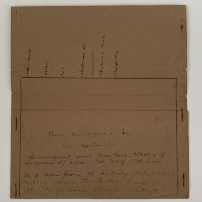 OLD PHOTO / NEGATIVE WALLET: Cameron Bros, Dunedin