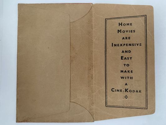OLD PHOTO / NEGATIVE WALLET: Kodak Film - J.C. Oddie & Son, Timaru 1940s