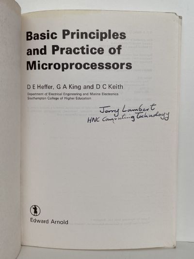 Basic Principles and Practice of Microprocessors