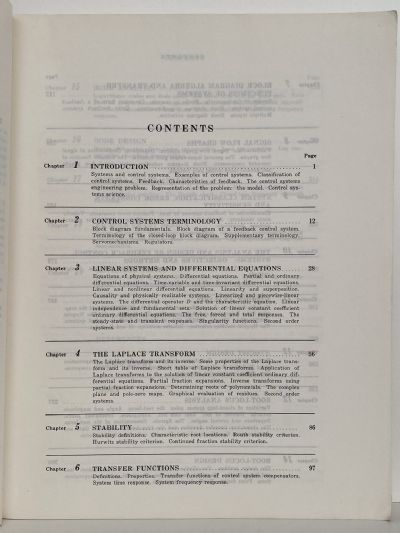 FEEDBACK and CONTROL SYSTEMS (Metric edition)