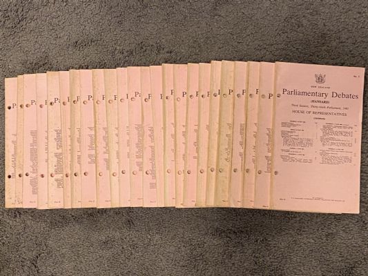 New Zealand PARLIAMENTARY DEBATES of HOUSE of REPRESENTATIVES 1981