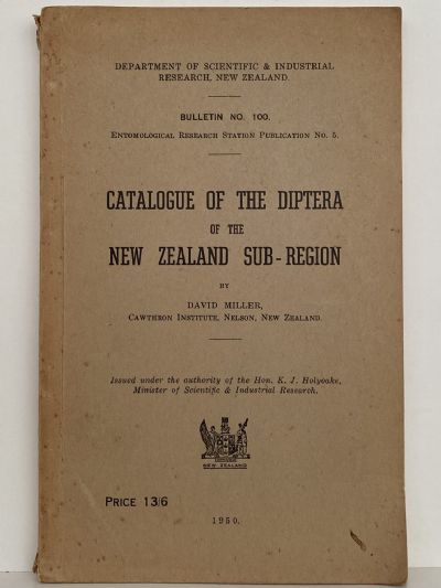 CATALOUGE of the DIPTERA of NEW ZEALAND