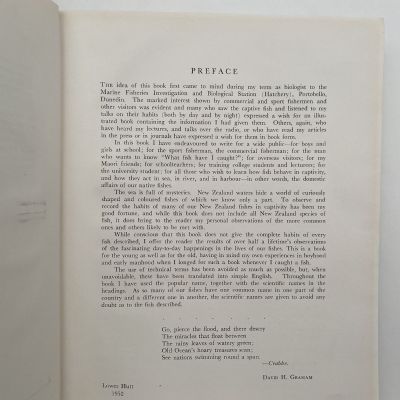 A TREASURY OF NEW ZEALAND FISHES