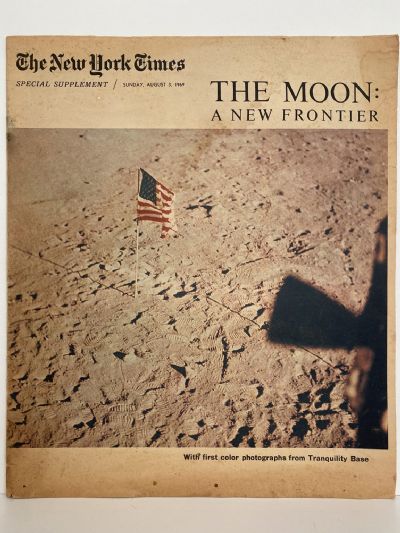 OLD NEWSPAPER: The New York Times, Sunday 3 August 1969 - Moon Landing Special