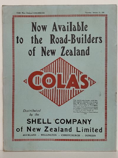 OLD MAGAZINE: The New Zealand Engineer Vol. 7, No. 10 - 15 January 1931