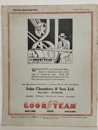 OLD MAGAZINE: The New Zealand Engineer Vol. 6, No. 12 - 15 March 1930