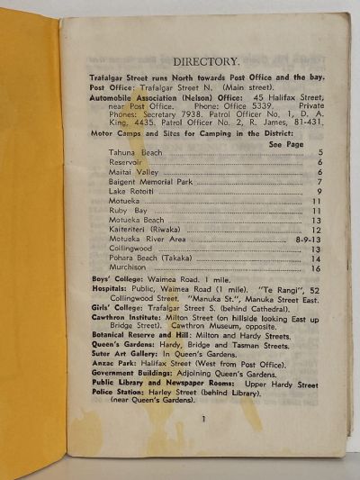 GUIDE TO MOTORING IN NELSON Automobile Association