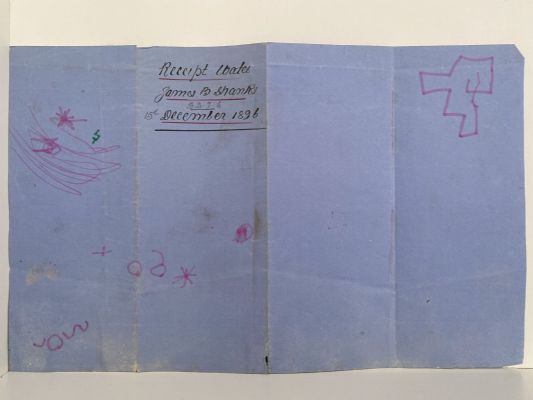 ANTIQUE INVOICE / RECEIPT: Port Chalmers Borough Council 1896
