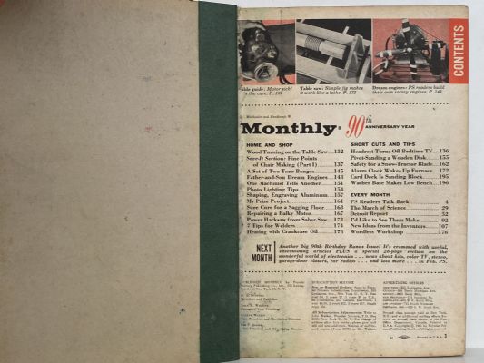 VINTAGE MAGAZINE: Popular Science - January 1962