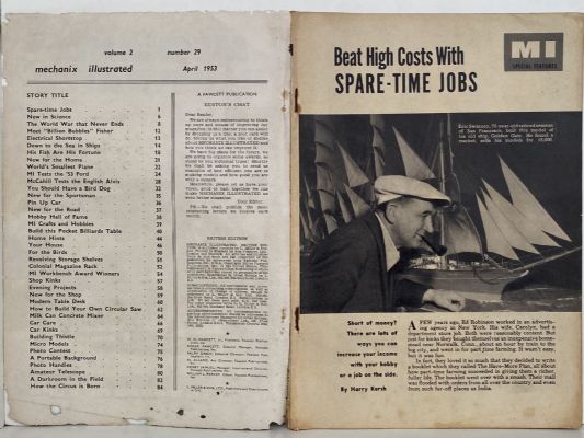 VINTAGE MAGAZINE: Mechanix Illustrated, Vol 2, No. 29 - April 1953