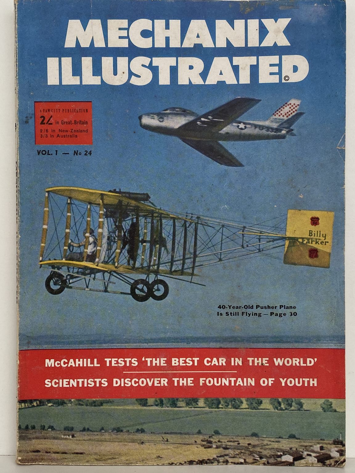 VINTAGE MAGAZINE: Mechanix Illustrated, Vol 1, No. 24 - November 1952