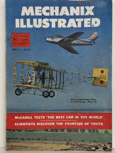 VINTAGE MAGAZINE: Mechanix Illustrated, Vol 1, No. 24 - November 1952 