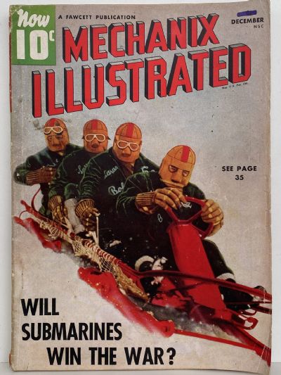 VINTAGE MAGAZINE: Mechanix Illustrated, Vol 23, No. 2 - December 1939 