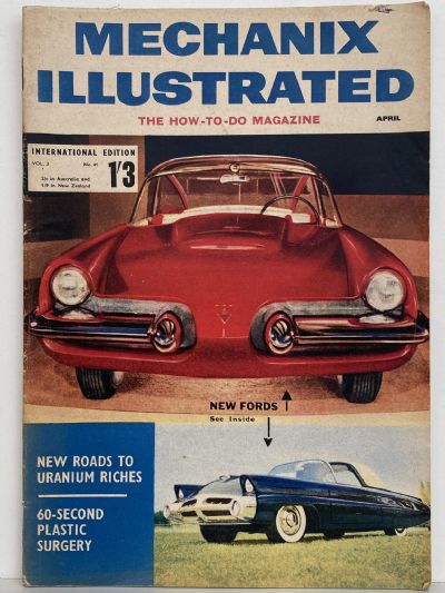 VINTAGE MAGAZINE: Mechanix Illustrated, Vol 3, No. 41 - April 1954 