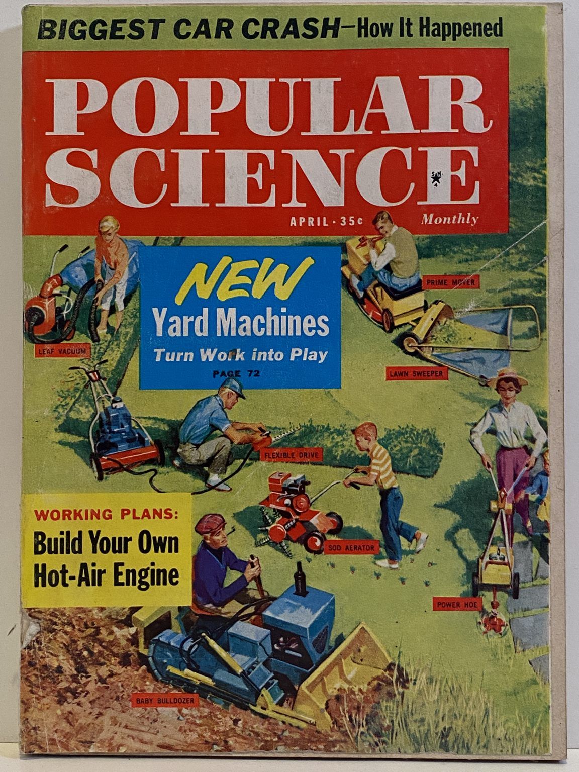 VINTAGE MAGAZINE: Popular Science, Vol. 178, No. 4 - April 1961