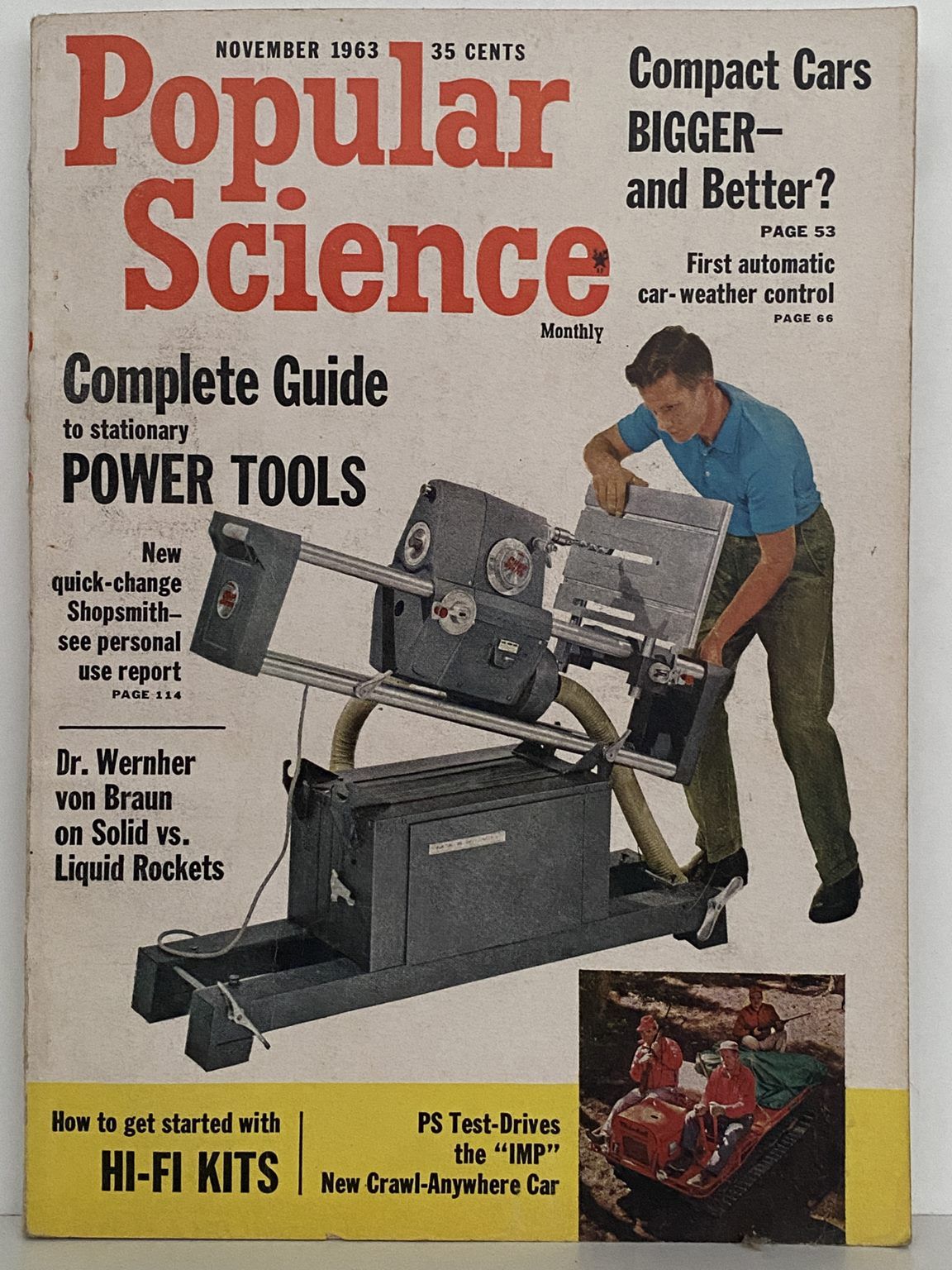 VINTAGE MAGAZINE: Popular Science, Vol. 183, No. 5 - November 1963
