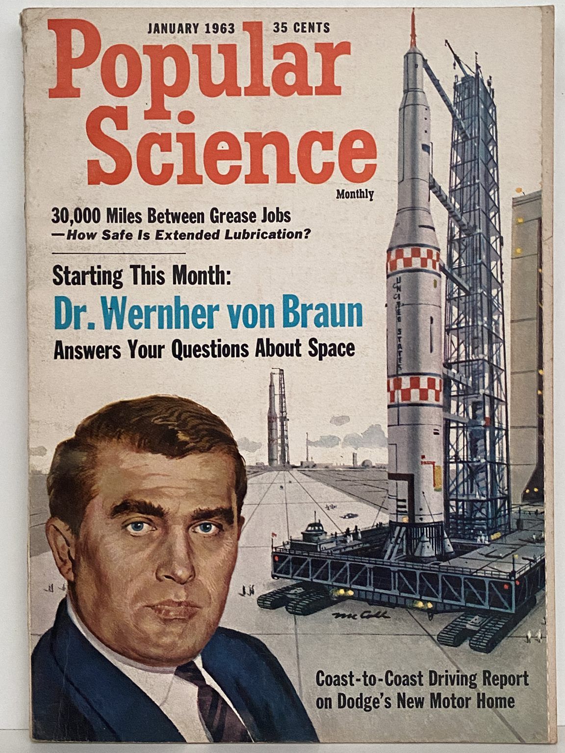 VINTAGE MAGAZINE: Popular Science, Vol. 182, No. 1 - January 1963