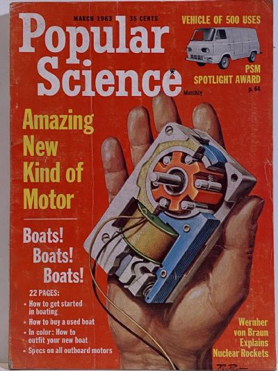 VINTAGE MAGAZINE: Popular Science, Vol. 182, No. 3 - March 1963 