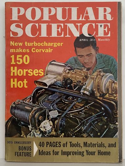 VINTAGE MAGAZINE: Popular Science, Vol. 180, No. 4 - April 1962 