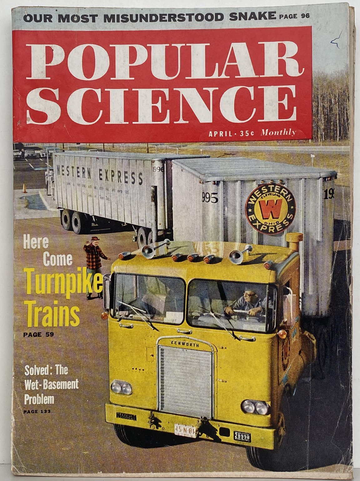 VINTAGE MAGAZINE: Popular Science, Vol. 176, No. 4 - April 1960