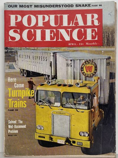 VINTAGE MAGAZINE: Popular Science, Vol. 176, No. 4 - April 1960 