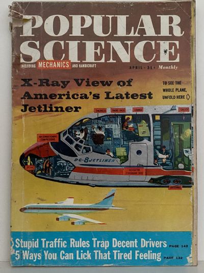 VINTAGE MAGAZINE: Popular Science, Vol. 174, No. 4 - April 1959 