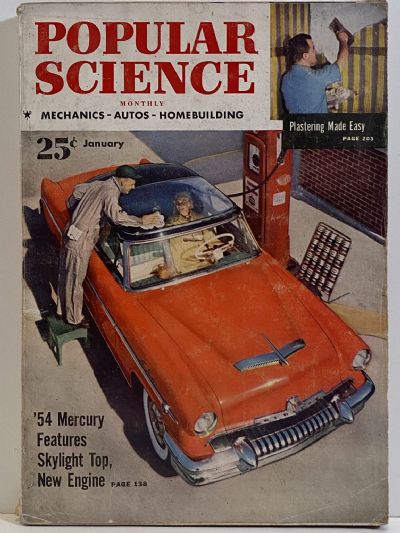 VINTAGE MAGAZINE: Popular Science, Vol. 164, No. 1 - January 1954 