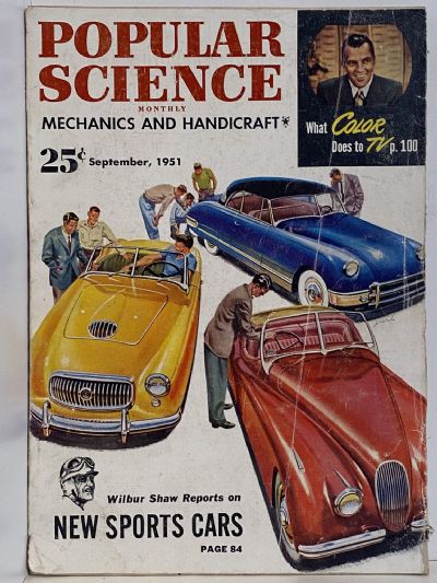 VINTAGE MAGAZINE: Popular Science, Vol. 159, No. 3 - September 1951 