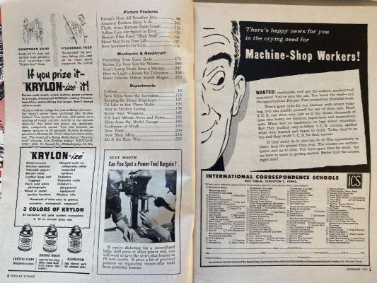 VINTAGE MAGAZINE: Popular Science, Vol. 159, No. 3 - September 1951