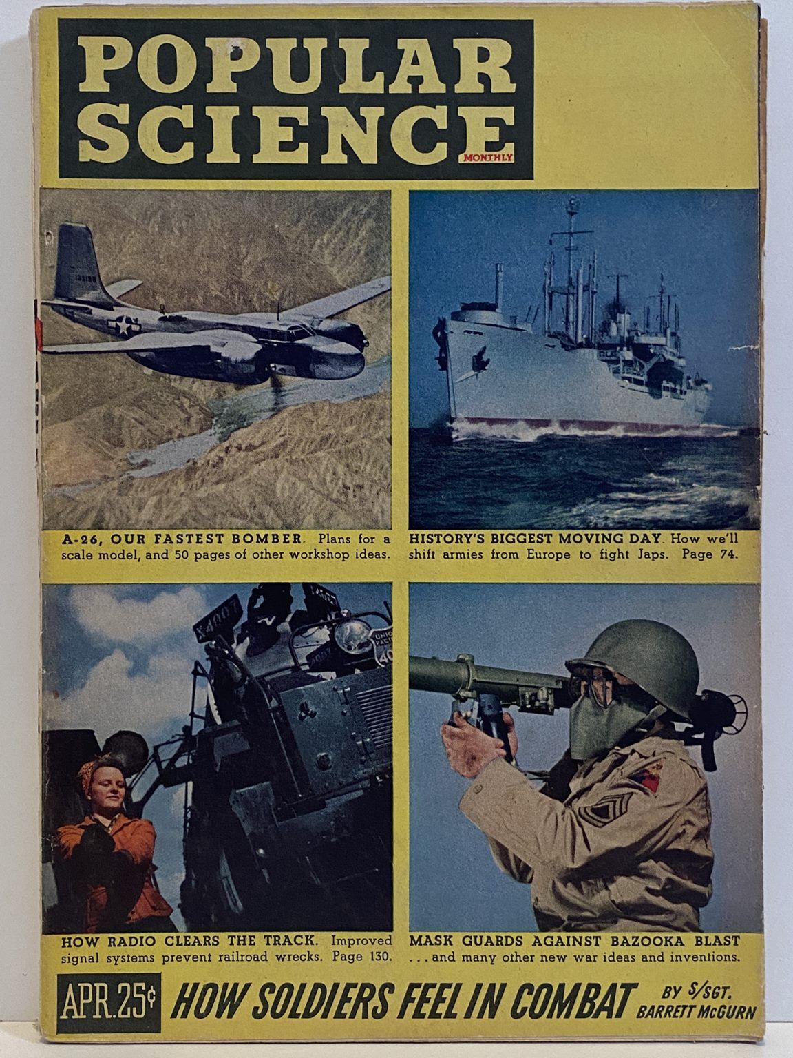 VINTAGE MAGAZINE: Popular Science, Vol. 146, No. 4 - February 1945