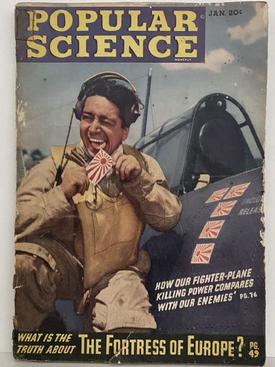 VINTAGE MAGAZINE: Popular Science, Vol. 144, No. 1 - January 1944 