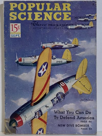 VINTAGE MAGAZINE: Popular Science, Vol. 139, No. 3 - September 1941 
