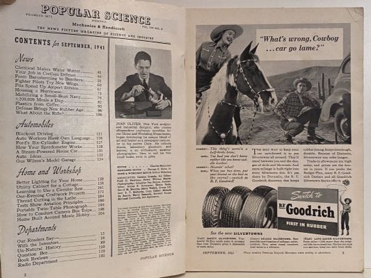 VINTAGE MAGAZINE: Popular Science, Vol. 139, No. 3 - September 1941
