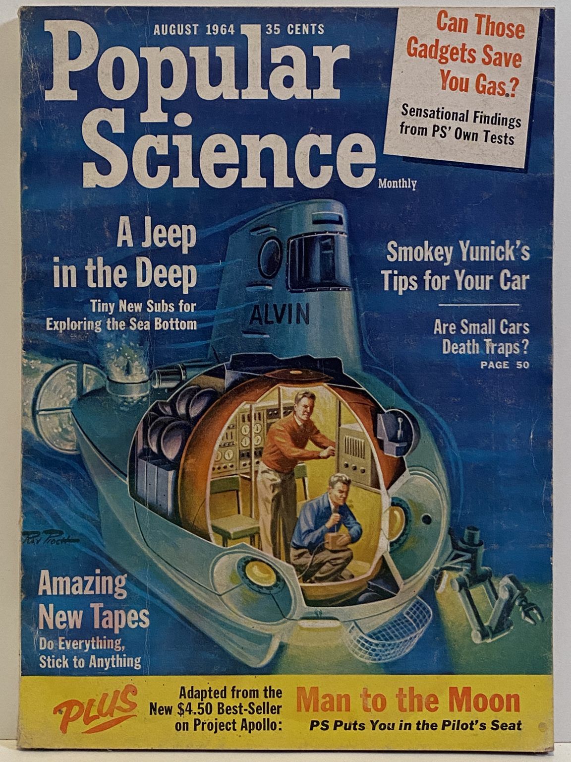 VINTAGE MAGAZINE: Popular Science, Vol. 185, No. 2 - August 1964