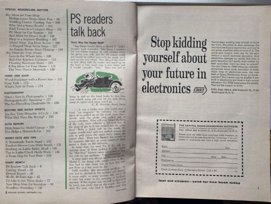 VINTAGE MAGAZINE: Popular Science, Vol. 183, No. 3 - September 1963