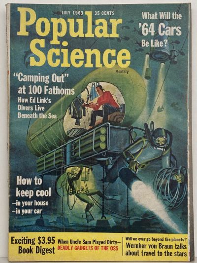 VINTAGE MAGAZINE: Popular Science, Vol. 183, No. 1 - July 1963 