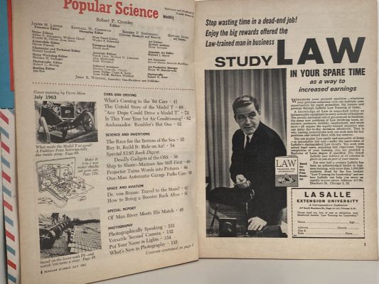 VINTAGE MAGAZINE: Popular Science, Vol. 183, No. 1 - July 1963