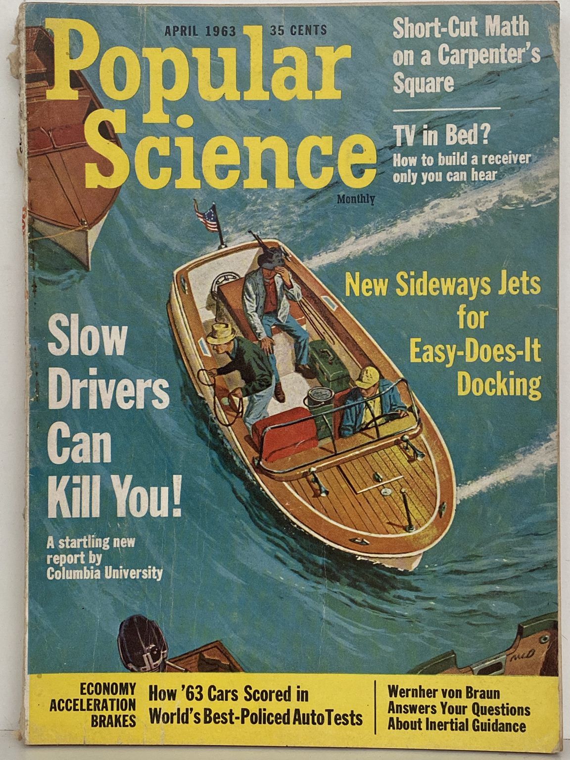 VINTAGE MAGAZINE: Popular Science, Vol. 182, No. 4 - April 1963