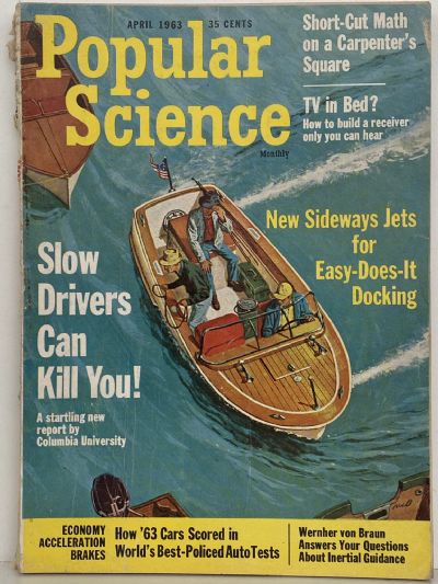 VINTAGE MAGAZINE: Popular Science, Vol. 182, No. 4 - April 1963 
