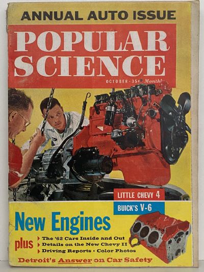 VINTAGE MAGAZINE: Popular Science, Vol. 179, No. 4 - October 1961 