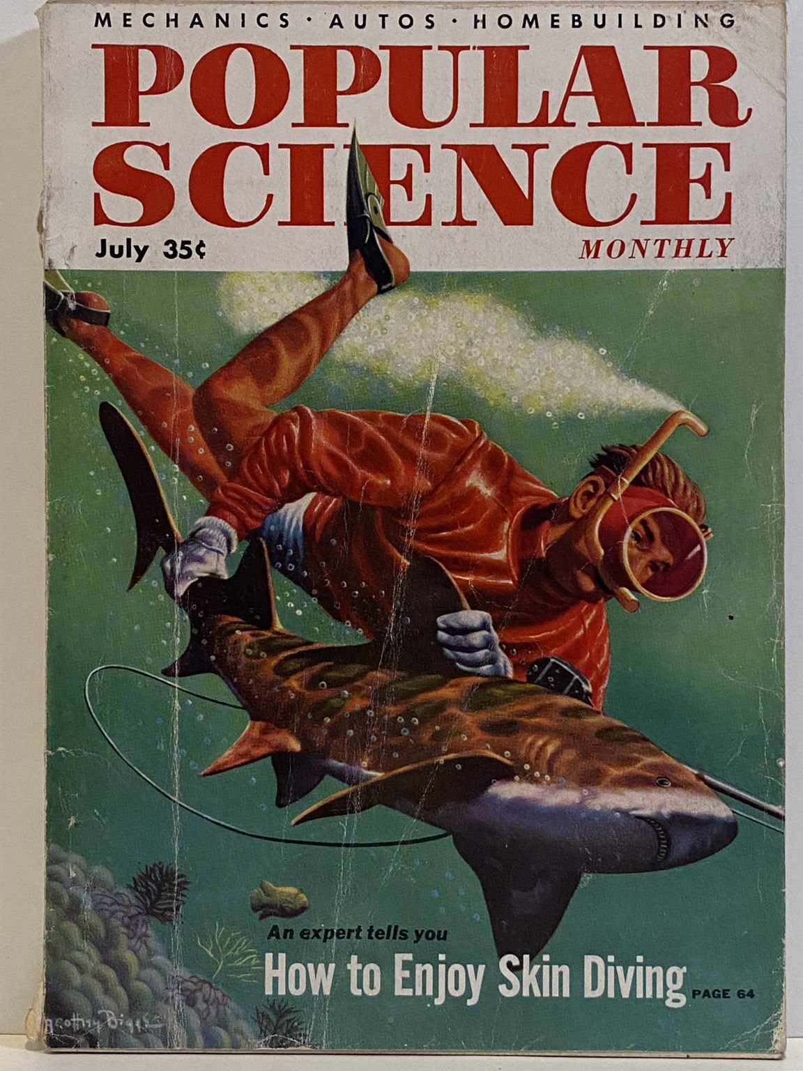 VINTAGE MAGAZINE: Popular Science, Vol. 167, No. 1 - July 1955
