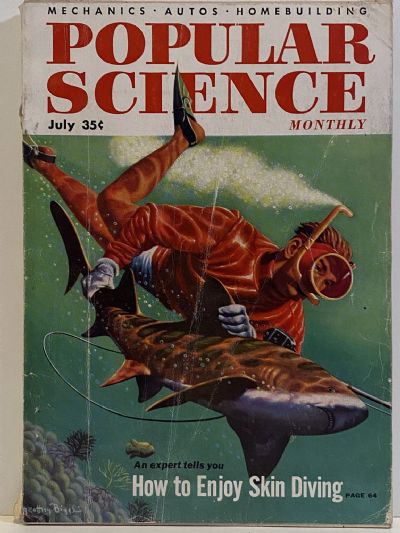VINTAGE MAGAZINE: Popular Science, Vol. 167, No. 1 - July 1955 