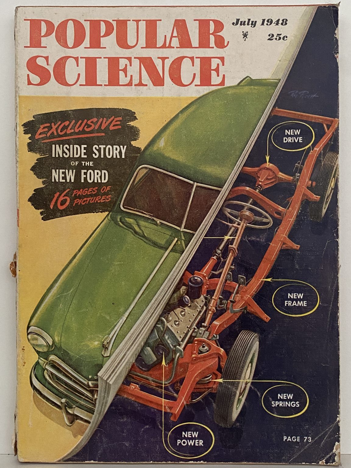 VINTAGE MAGAZINE: Popular Science, Vol. 153, No. 1 - July 1948