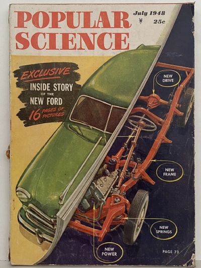 VINTAGE MAGAZINE: Popular Science, Vol. 153, No. 1 - July 1948 