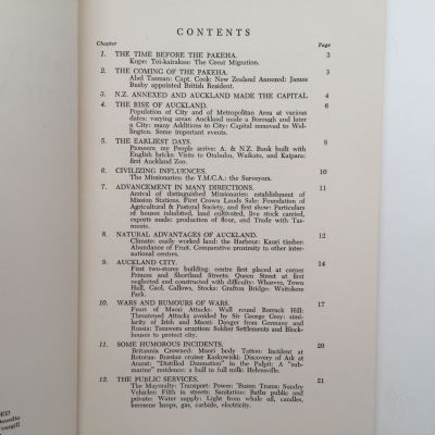 EARLY AUCKLAND: City And Provinces